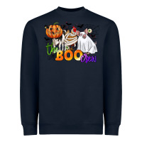 Navy the boo crew Heavyweight Sweatshirt - CowGirlArtShop