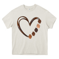 Cream black history melanin Heavy Core Tee - MaliasSmallBusiness