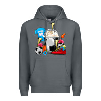 Rock Soccer Frappe Coffee Premium Hoodie - FaDigitalArtStudio