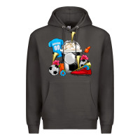 Smoke Soccer Frappe Coffee Premium Hoodie - FaDigitalArtStudio