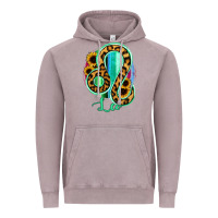 Vintage Zinc Leo Zodiac Sign Sunflower Leopard Serape Vintage Hoodie - RanaPortraitStore