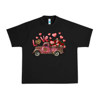 Black love truck with roses and leopard Urban Heavy Tee - RanaPortraitStore