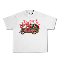 Lunar Rock love truck with roses and leopard Urban Heavy Tee - RanaPortraitStore