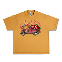 Peanut Butter love truck with roses and leopard Urban Heavy Tee - RanaPortraitStore