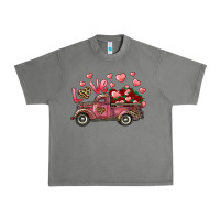 Tornado love truck with roses and leopard Urban Heavy Tee - RanaPortraitStore