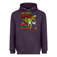 Plum ready to crush preschool Heavyweight Hoodie - BundleAndBundleShop