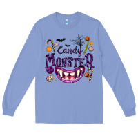 Colony Blue Candy Monster Long Sleeve Tee - texasbilliewilder