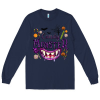 Navy Candy Monster Long Sleeve Tee - texasbilliewilder