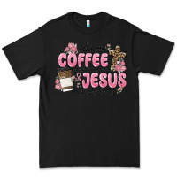 Black give me coffee jesus Premium Tee - MaliasSmallBusiness