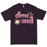 Plum give me coffee jesus Premium Tee - MaliasSmallBusiness