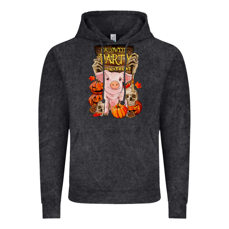 Halloween Party Pig Vintage Hoodie by RanaPortraitStore | Teevron