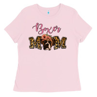 Bubblegum Pink Boxer Mom Ladies Tee - Jasminsmagicworld