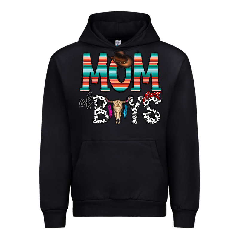 Mom Of Boys Urban Hoodie by CowhideDigitalArt | Teevron