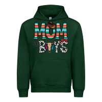 Forest Green mom of boys Urban Hoodie - CowhideDigitalArt