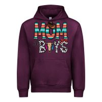 Mauve Wine mom of boys Urban Hoodie - CowhideDigitalArt