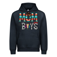 Navy mom of boys Urban Hoodie - CowhideDigitalArt