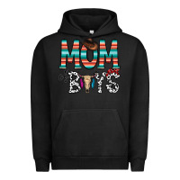 Pigment Black mom of boys Urban Hoodie - CowhideDigitalArt