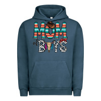 Pigment Midnight Navy mom of boys Urban Hoodie - CowhideDigitalArt
