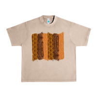 French Oak Western Wood Glitter Vintage Pattern Urban Heavy Tee - Bettercallsaul