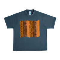 Midnight Navy Western Wood Glitter Vintage Pattern Urban Heavy Tee - Bettercallsaul