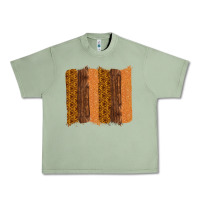 Oil Green Western Wood Glitter Vintage Pattern Urban Heavy Tee - Bettercallsaul