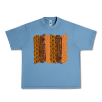 Pebble Blue Western Wood Glitter Vintage Pattern Urban Heavy Tee - Bettercallsaul