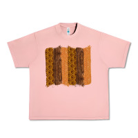 Salmon Western Wood Glitter Vintage Pattern Urban Heavy Tee - Bettercallsaul