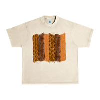 Sandshell Western Wood Glitter Vintage Pattern Urban Heavy Tee - Bettercallsaul