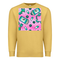 Antique Gold Western Medicine Seamless Pattern Premium Sweatshirt - BundleAndBundleShop