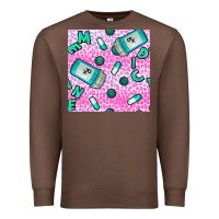 Chestnut Western Medicine Seamless Pattern Premium Sweatshirt - BundleAndBundleShop