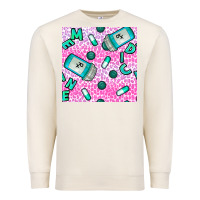 Sandshell Western Medicine Seamless Pattern Premium Sweatshirt - BundleAndBundleShop