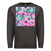 Smoke Western Medicine Seamless Pattern Premium Sweatshirt - BundleAndBundleShop