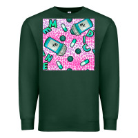 Sports Green Western Medicine Seamless Pattern Premium Sweatshirt - BundleAndBundleShop