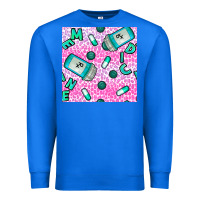 True Royal Western Medicine Seamless Pattern Premium Sweatshirt - BundleAndBundleShop