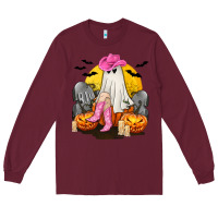 Burgundy Halloween Cowgirl Costumes Long Sleeve Tee - texasbilliewilder