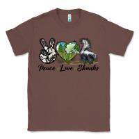 Chestnut Peace Love Skunks Classic Tee - LillyAllenDesigns
