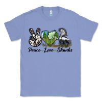 Colony Blue Peace Love Skunks Classic Tee - LillyAllenDesigns