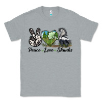 Heather Grey Peace Love Skunks Classic Tee - LillyAllenDesigns