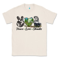 Natural Peace Love Skunks Classic Tee - LillyAllenDesigns