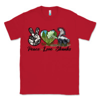 Red Peace Love Skunks Classic Tee - LillyAllenDesigns