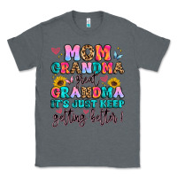 Charcoal Heather mom grandma great grandma it's just keeps getting Classic Tee - Artiststas
