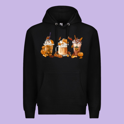 Fall Coffees Premium Hoodie Designed By Fadigitalartstudio