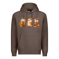 Coffee Fall Coffees Premium Hoodie - FaDigitalArtStudio