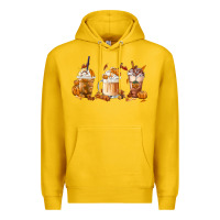 Lemon Fall Coffees Premium Hoodie - FaDigitalArtStudio