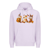 Lilac Fall Coffees Premium Hoodie - FaDigitalArtStudio