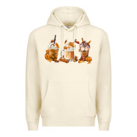 Sandshell Fall Coffees Premium Hoodie - FaDigitalArtStudio