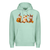 Seafoam Fall Coffees Premium Hoodie - FaDigitalArtStudio