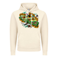 Vintage Artic Guerrero Map Vintage Hoodie - RanaPortraitStore