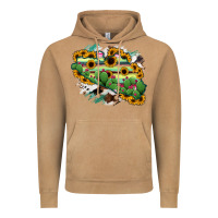 Vintage Camel Guerrero Map Vintage Hoodie - RanaPortraitStore