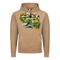 Vintage Coffee Guerrero Map Vintage Hoodie - RanaPortraitStore